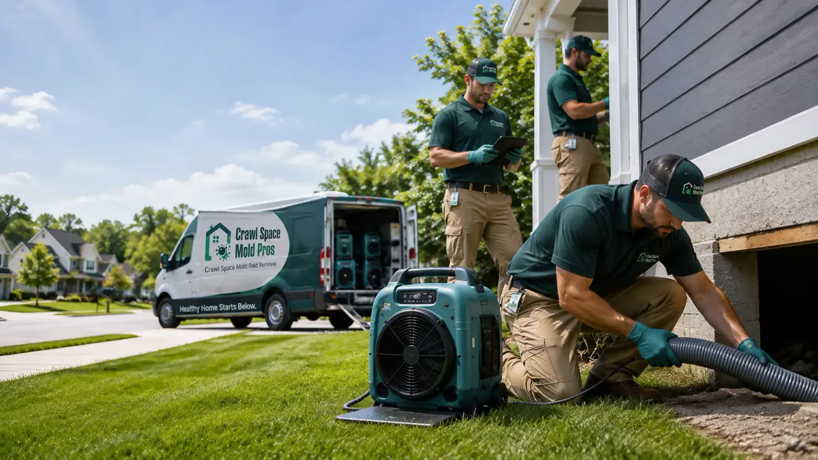 Crawl Space Mold Removal in Modoc, IL